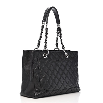 Chanel Caviar Quilted Grand Shopping Tote GST Black 3 of 11