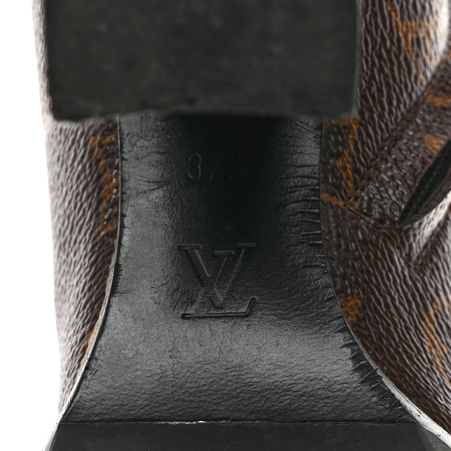 Louis Vuitton Patent Calfskin Monogram Star Trail Ankle Boots 37.5 Black 8 of 8
