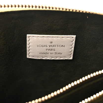 Louis Vuitton Lambskin Embossed Monogram Coussin PM White 6 of 9