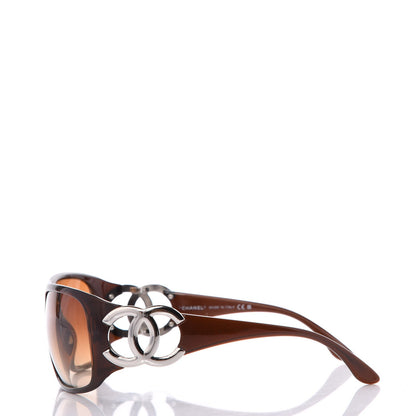 Chanel CC Sunglasses 6014 Brown 3 of 7