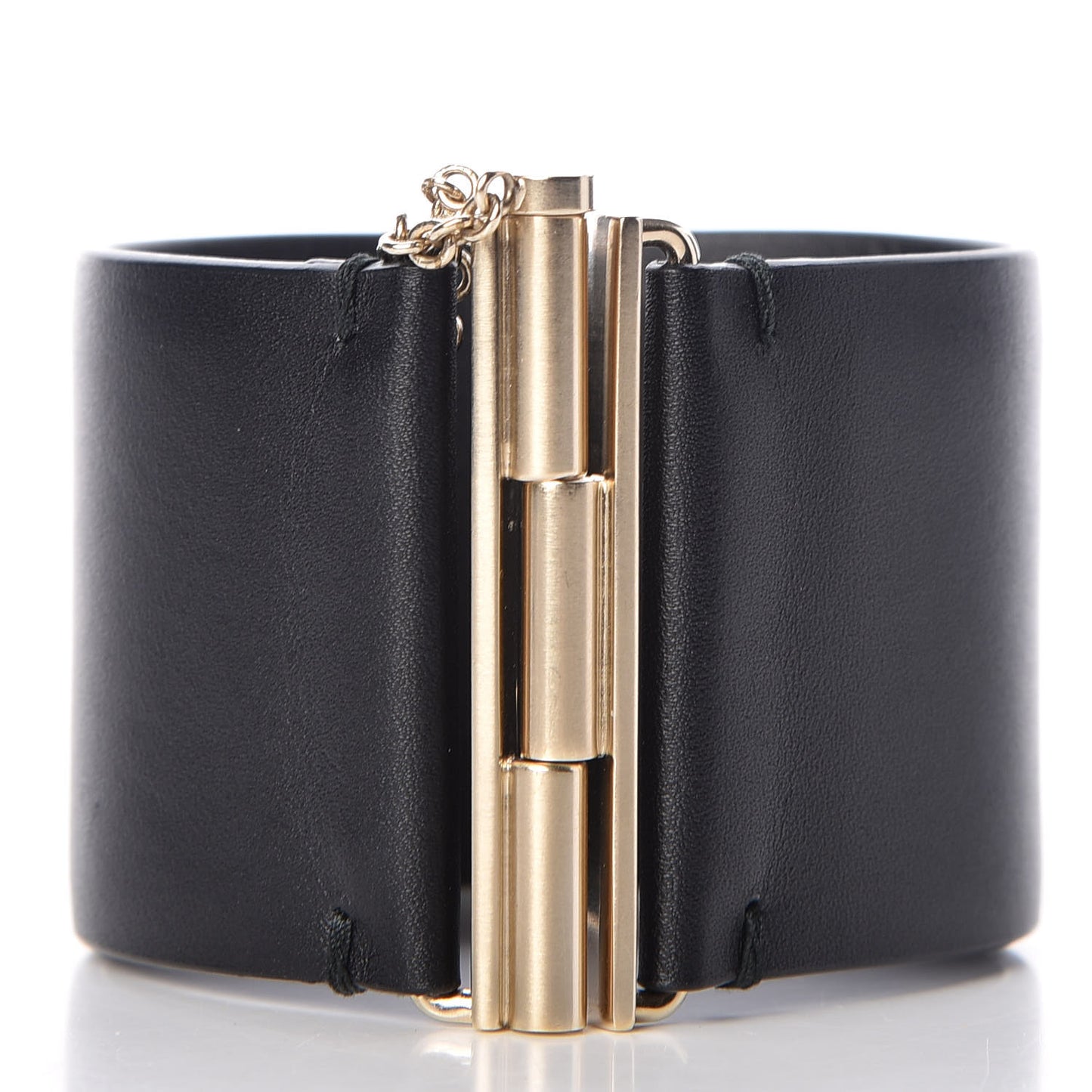 Calfskin CC Wide Cuff M Black