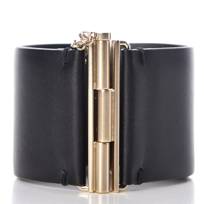 Chanel Calfskin CC Wide Cuff M Black 3 of 7