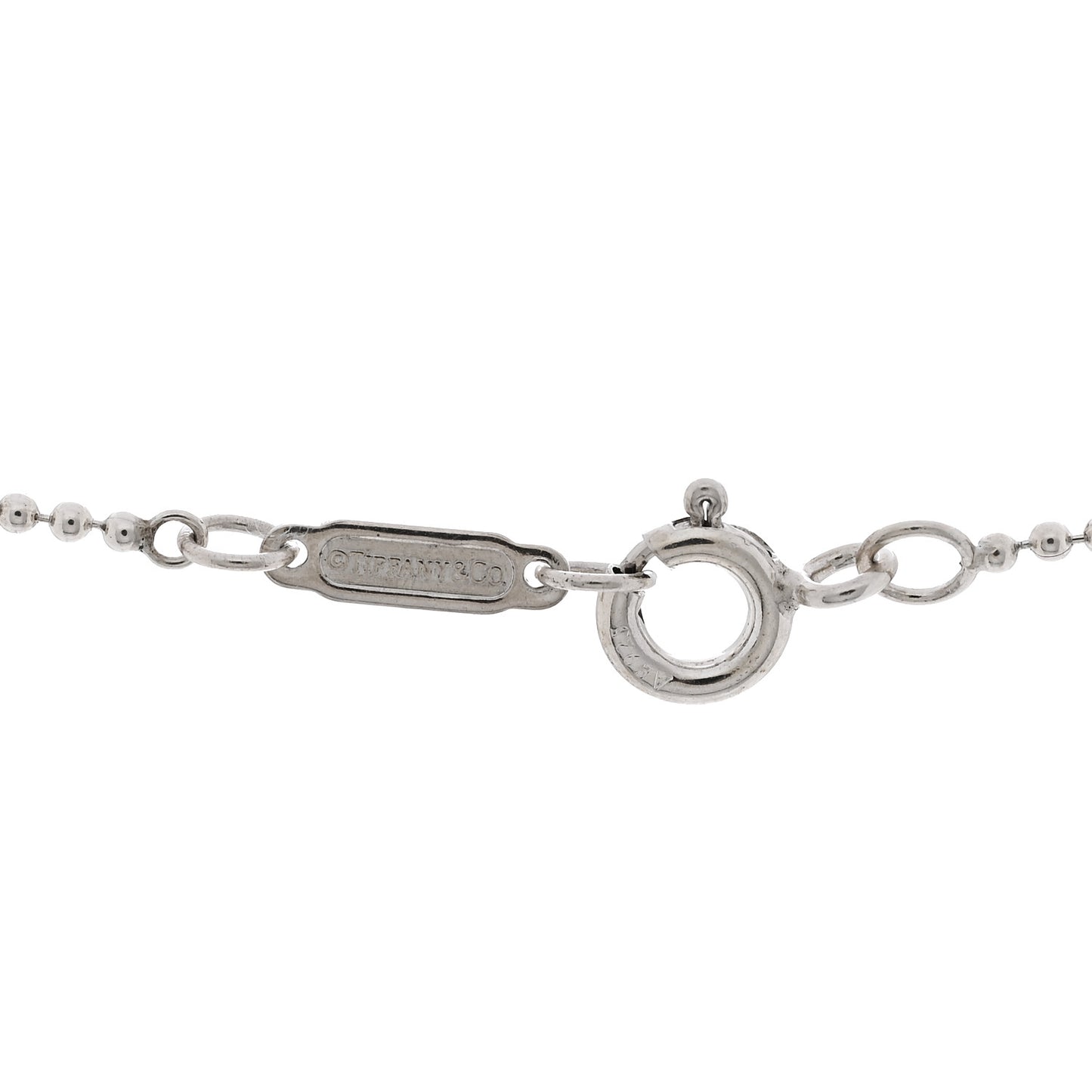 Sterling Silver Letter L Disc Pendant Necklace