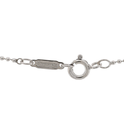 Tiffany Sterling Silver Letter L Disc Pendant Necklace 5 of 6