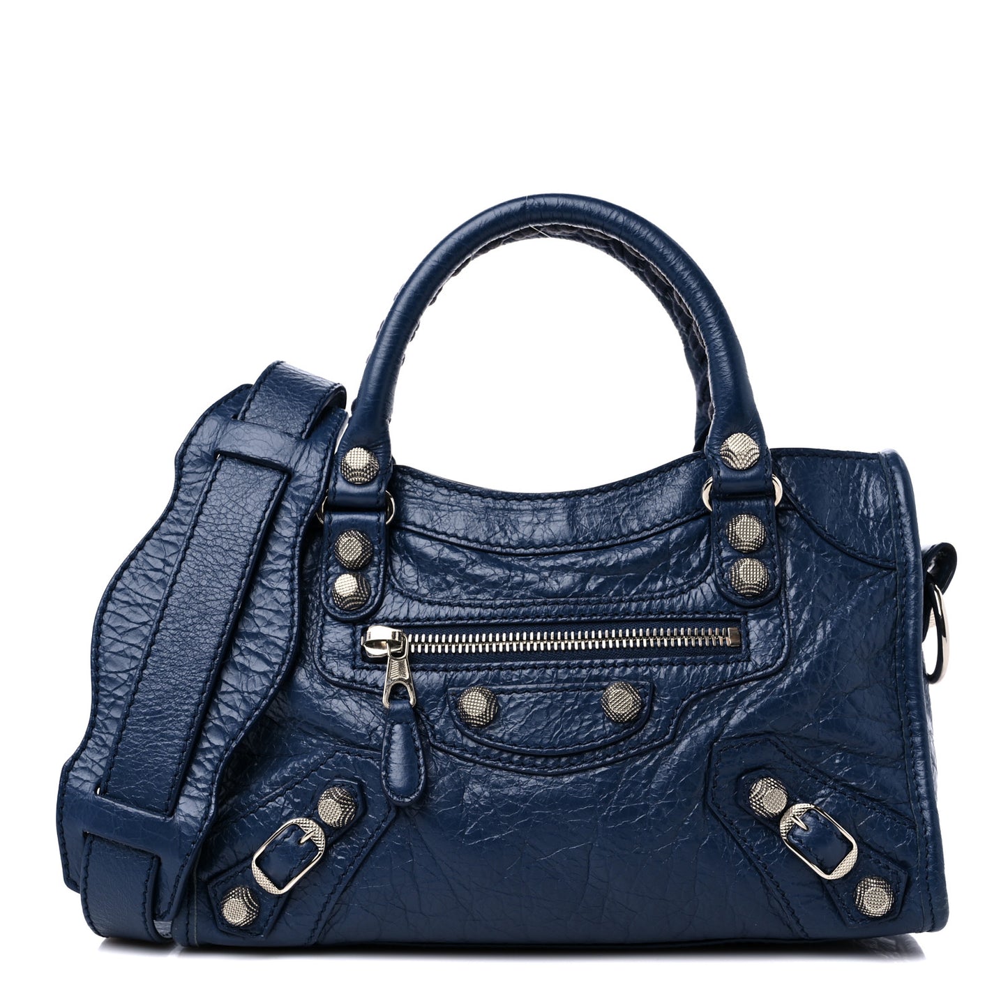 Agneau Giant 12 Silver Hardware Mini City Bleu Roi