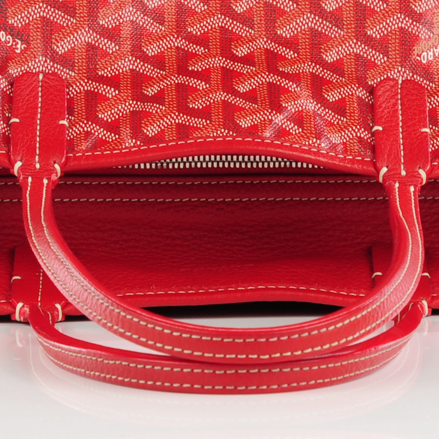 Goyard Goyardine Sac Hardy Pet Carrier PM Red 10 of 15