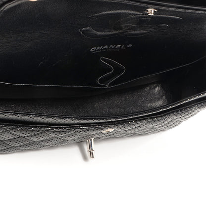 Chanel Lambskin Perforated Medium Double Flap Black 5 of 8