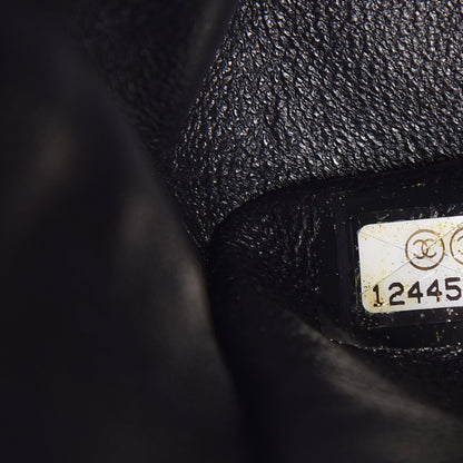 Chanel Glazed Aged Calfskin Quilted 2.55 Reissue 227 Flap So Black 7 of 10
