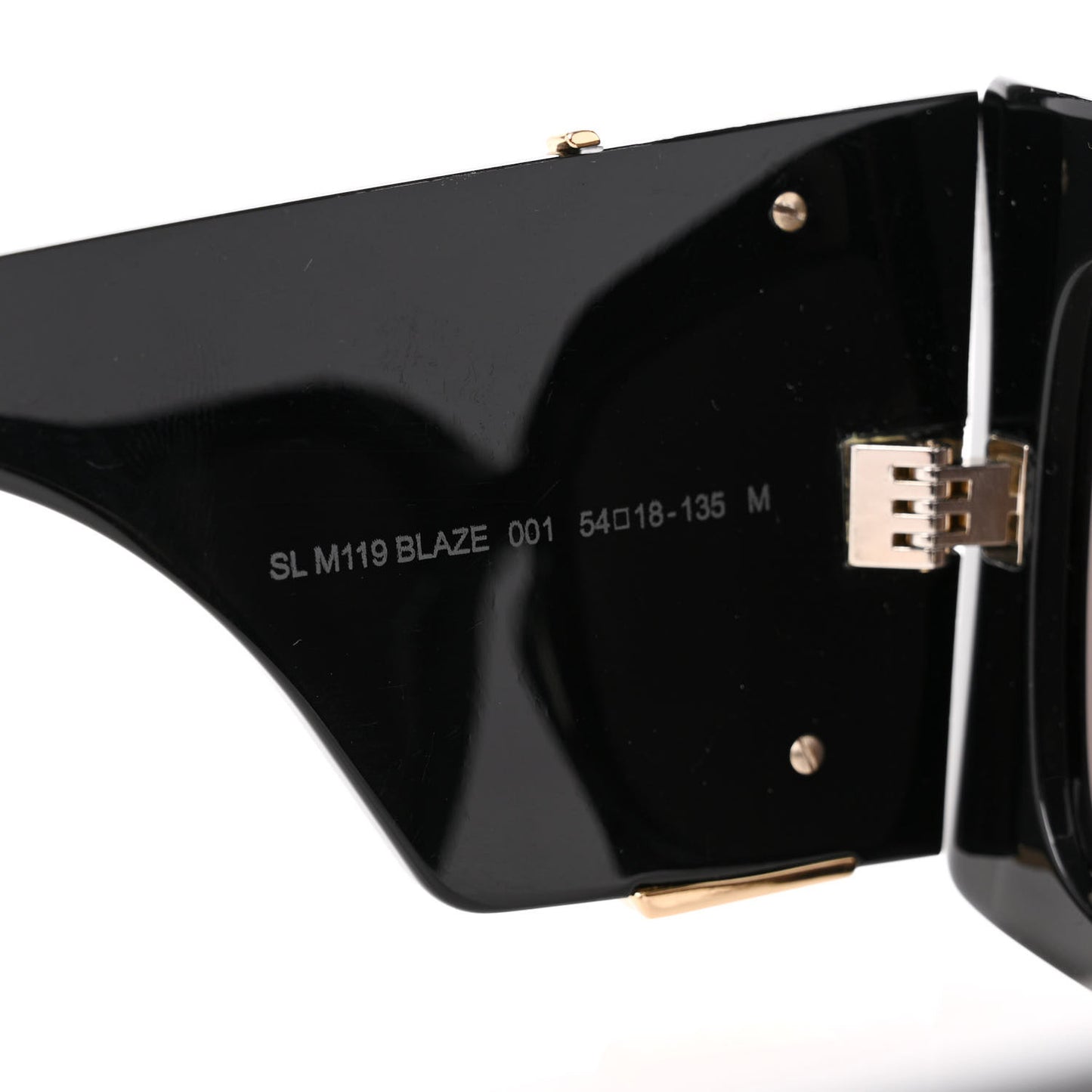 Acetate Blaze Sunglasses SL M119 Black