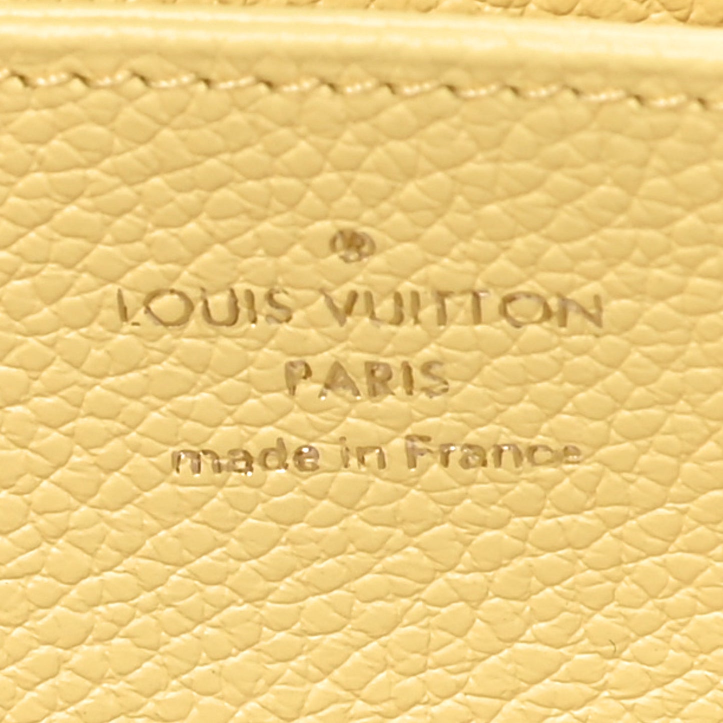 Empreinte Monogram Zippy Wallet Lemon Curd Yellow