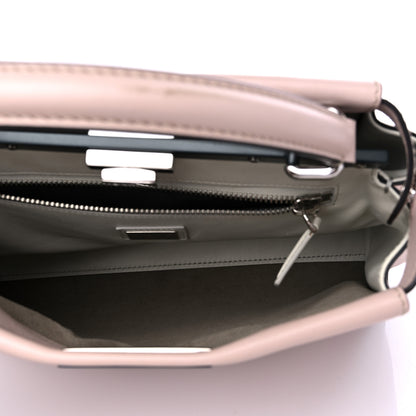 Fendi Vitello Seta Shiny Nappa Medium Peekaboo Iconic Satchel Soap Opale 6 of 13