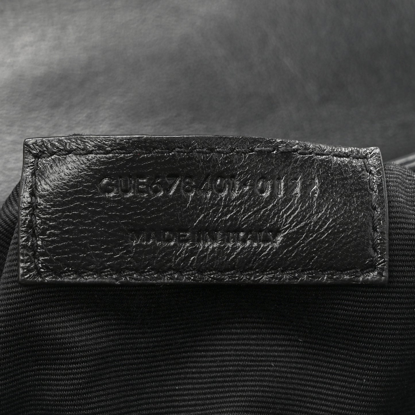 Calfskin Y Quilted Monogram Toy Loulou Crossbody Bag Black