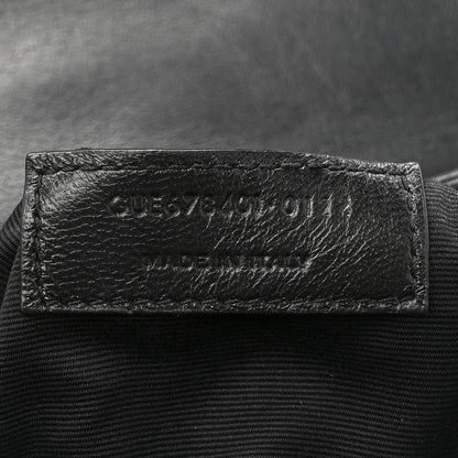 Saint Laurent Calfskin Y Quilted Monogram Toy Loulou Crossbody Bag Black 7 of 14