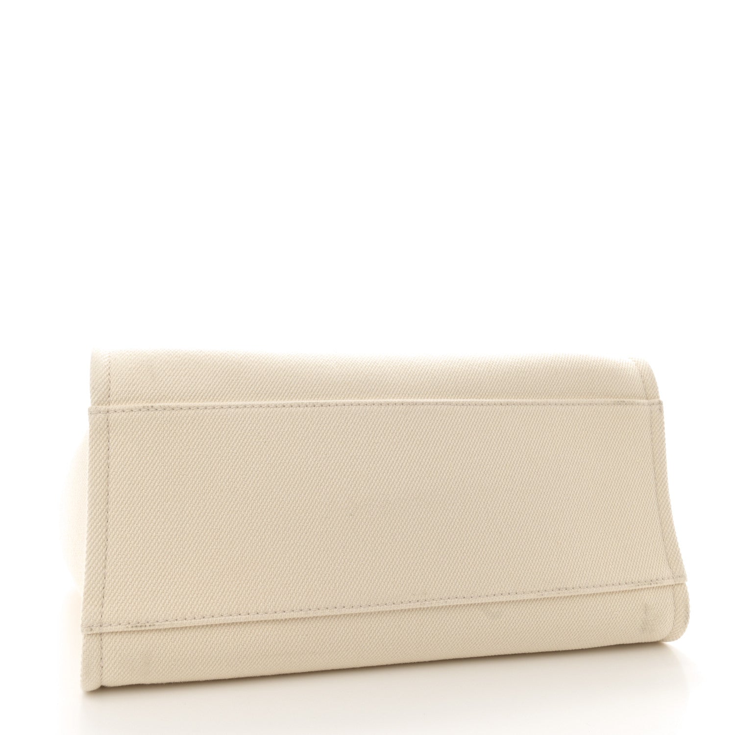 Chanel Canvas Pearl Medium Deauville Tote Ecru Beige 4 of 12