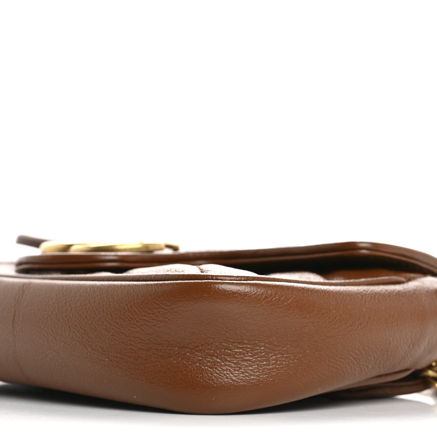 Gucci Azalea Calfskin Matelasse Diagonal Super Mini GG Marmont Shoulder Bag Cuir 10 of 13