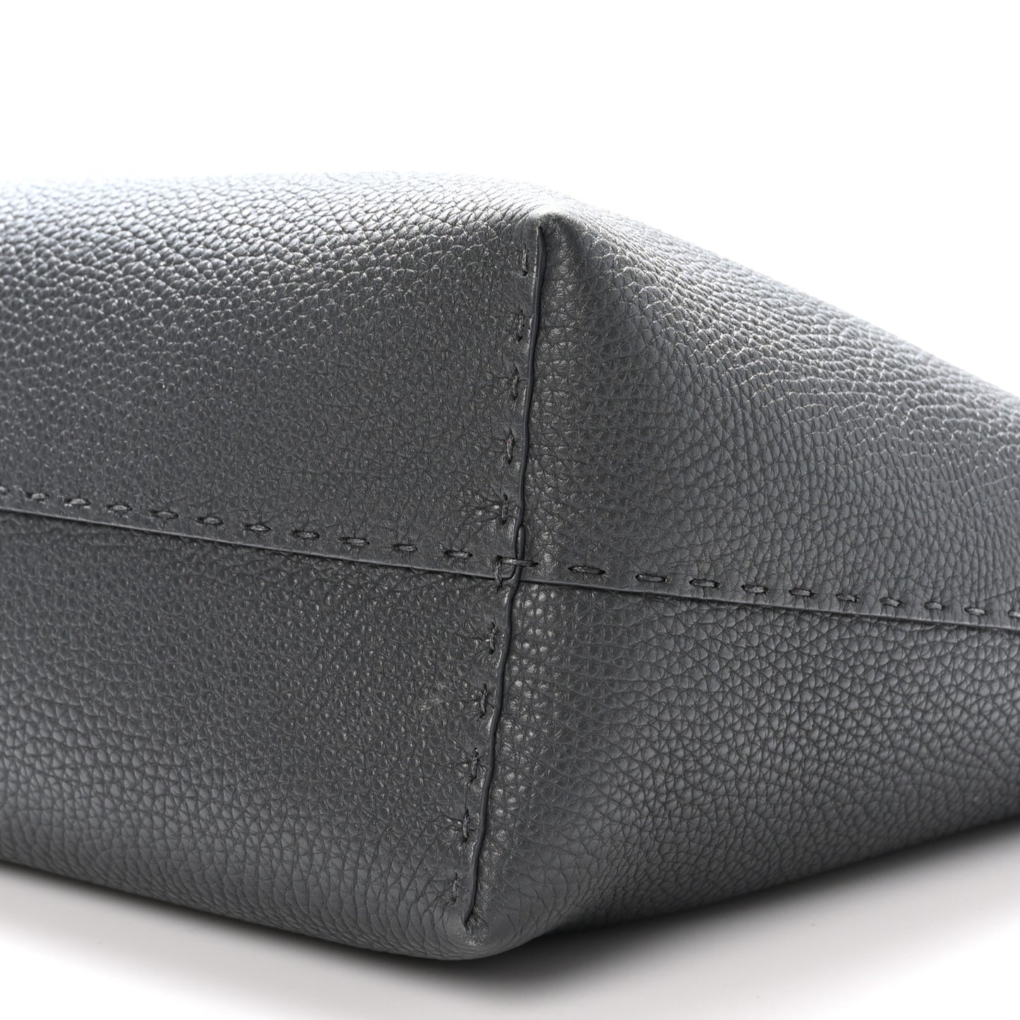 Cuoio Romano Selleria Bi-Color Large Carla Shopping Tote Asfalto Papavero