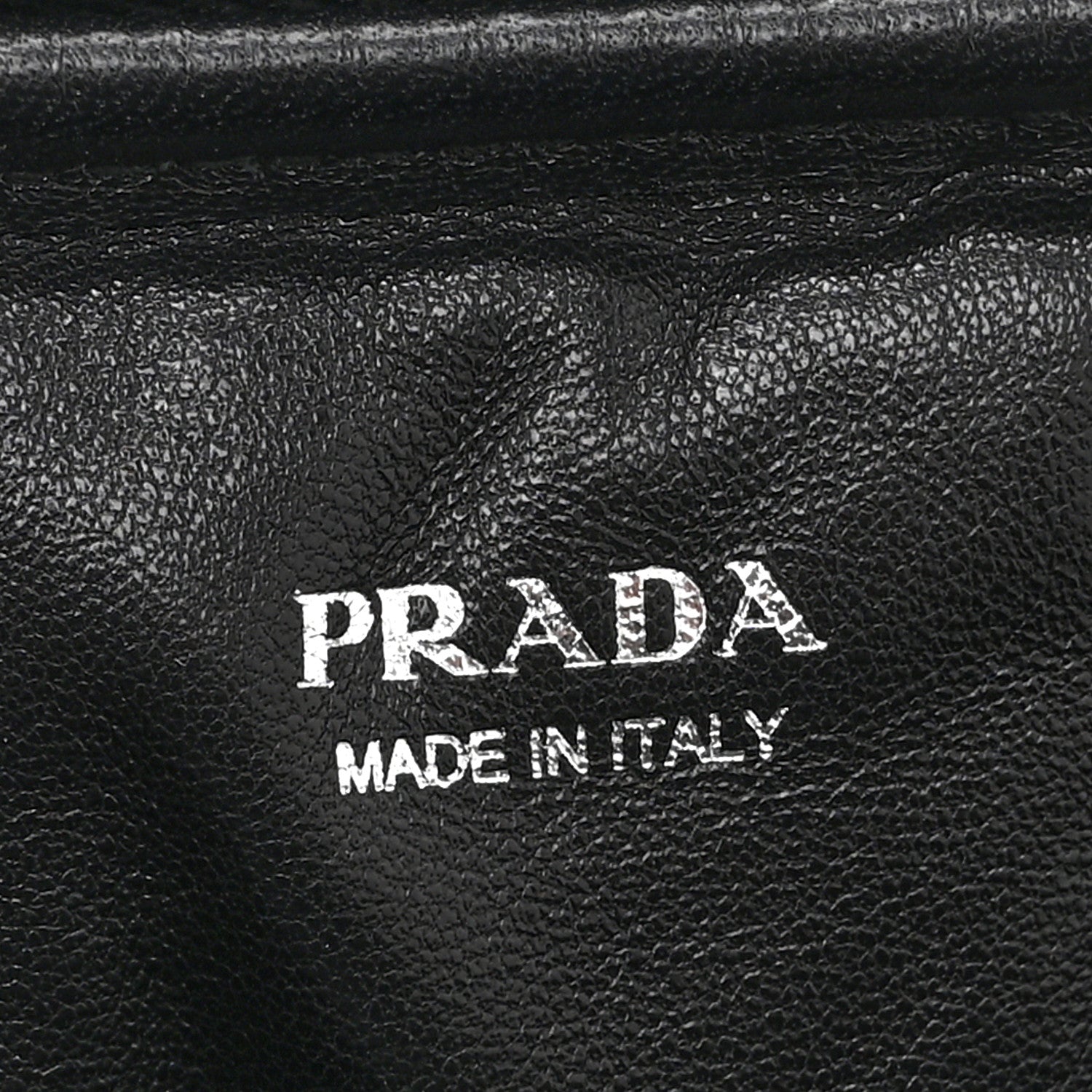 Prada Nappa Soft Padded Mini Triangle Crossbody Pouch Black 7 of 11
