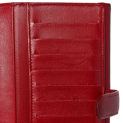Chanel Caviar Timeless CC French Long Wallet Red 12 of 12