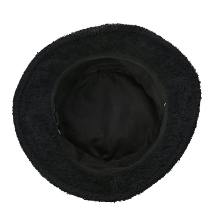 Chanel Terry Cloth CC Bucket Hat M Black 4 of 6