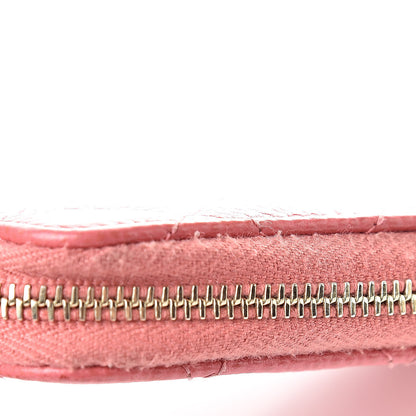 Chanel Caviar Quilted Zip Coin Purse Pink 8 of 9