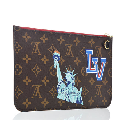 Louis Vuitton Monogram World Tour Neverfull MM GM Pochette 3 of 7
