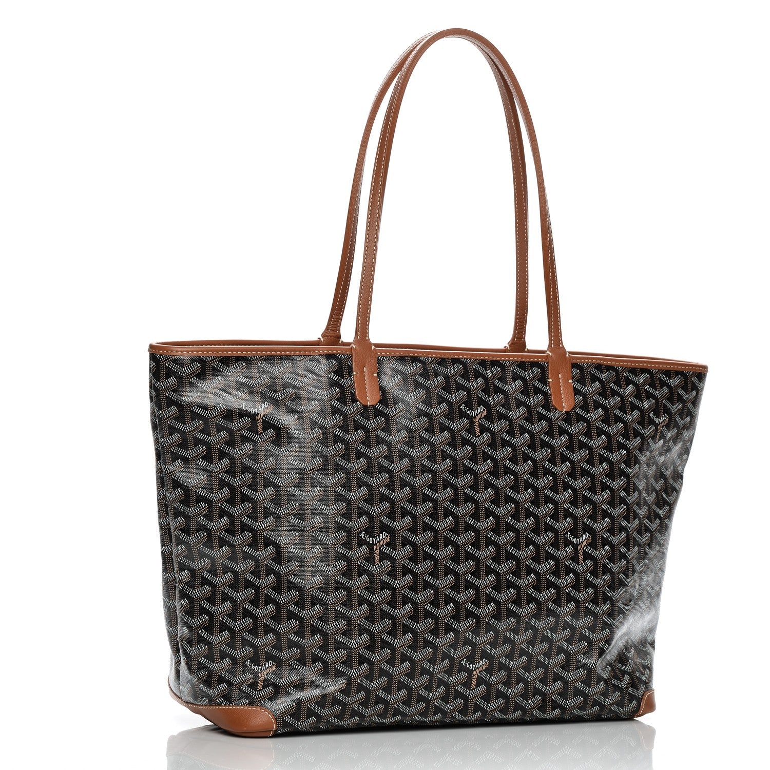 Goyard Goyardine Artois MM Black Gold 3 of 8