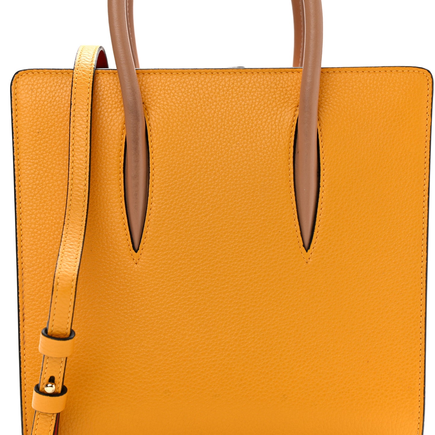Calfskin Embroidered Studded Small Paloma Full Moon