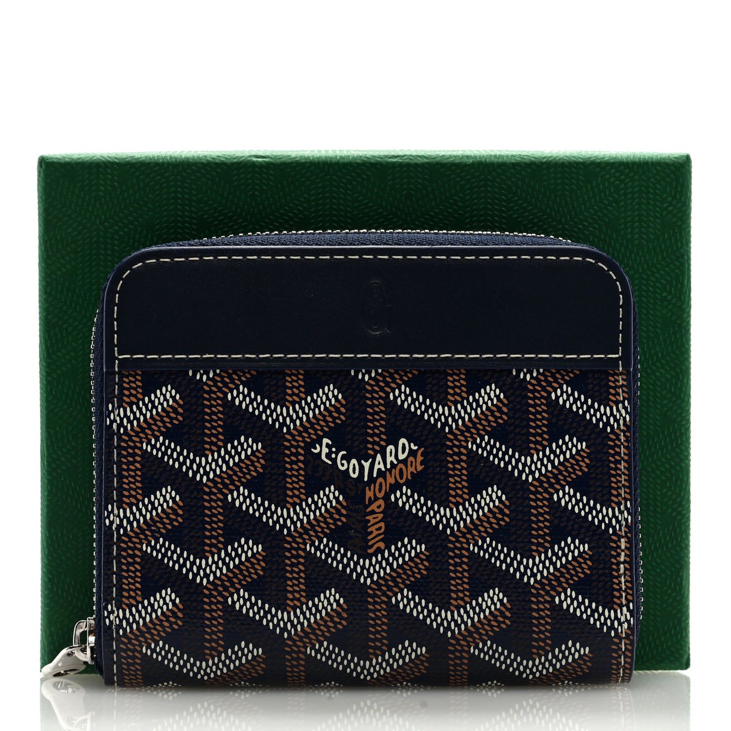 Goyardine Matignon PM Wallet Navy