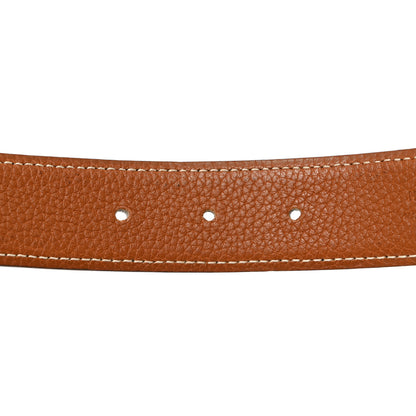 Hermes Box Togo 32mm Belt Strap 75 30 Black Gold 5 of 7