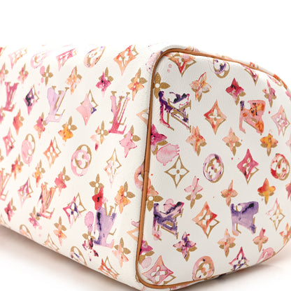 Louis Vuitton Watercolor Aquarelle Speedy 30 White 9 of 9