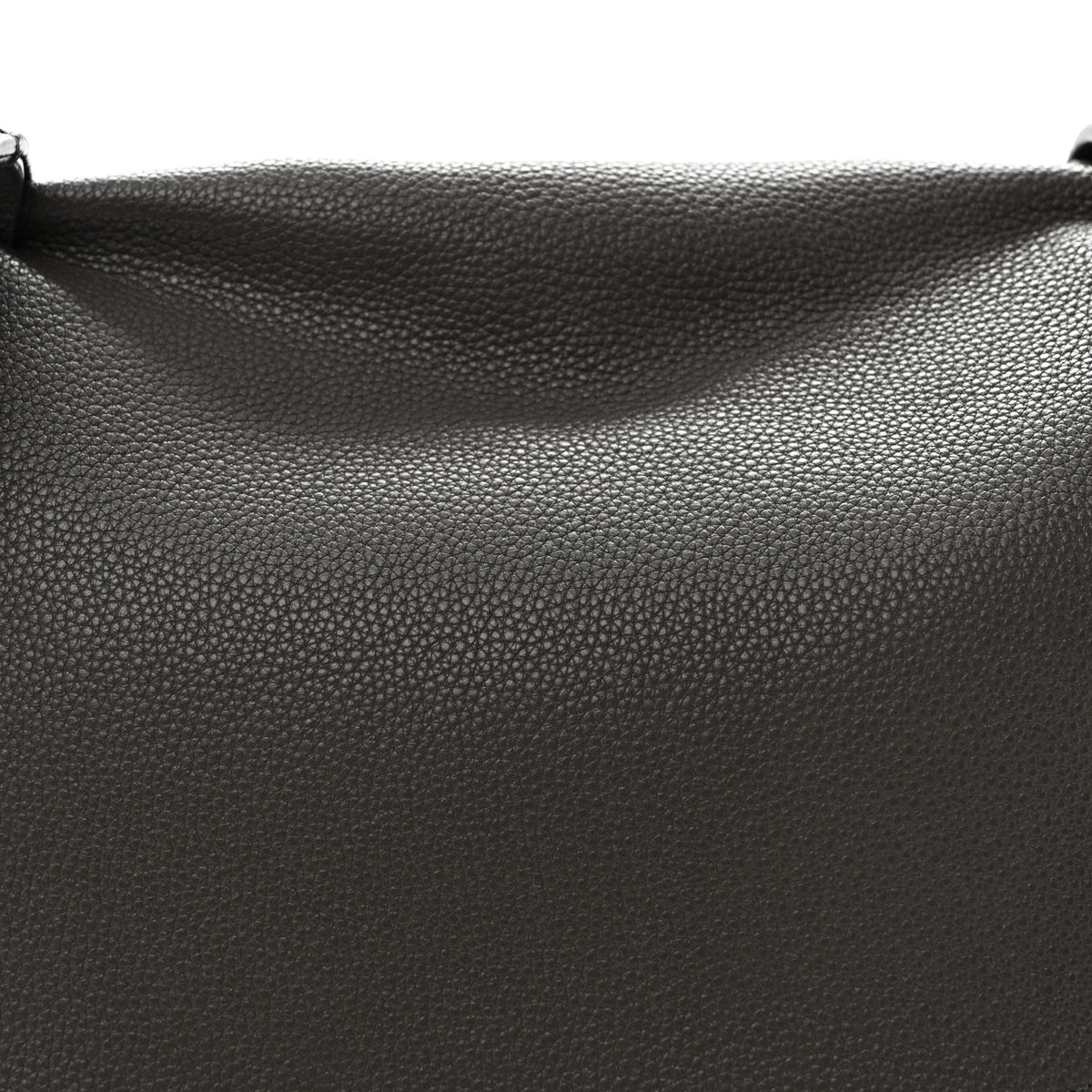 Calfskin Small Mail Bag Ash Grey