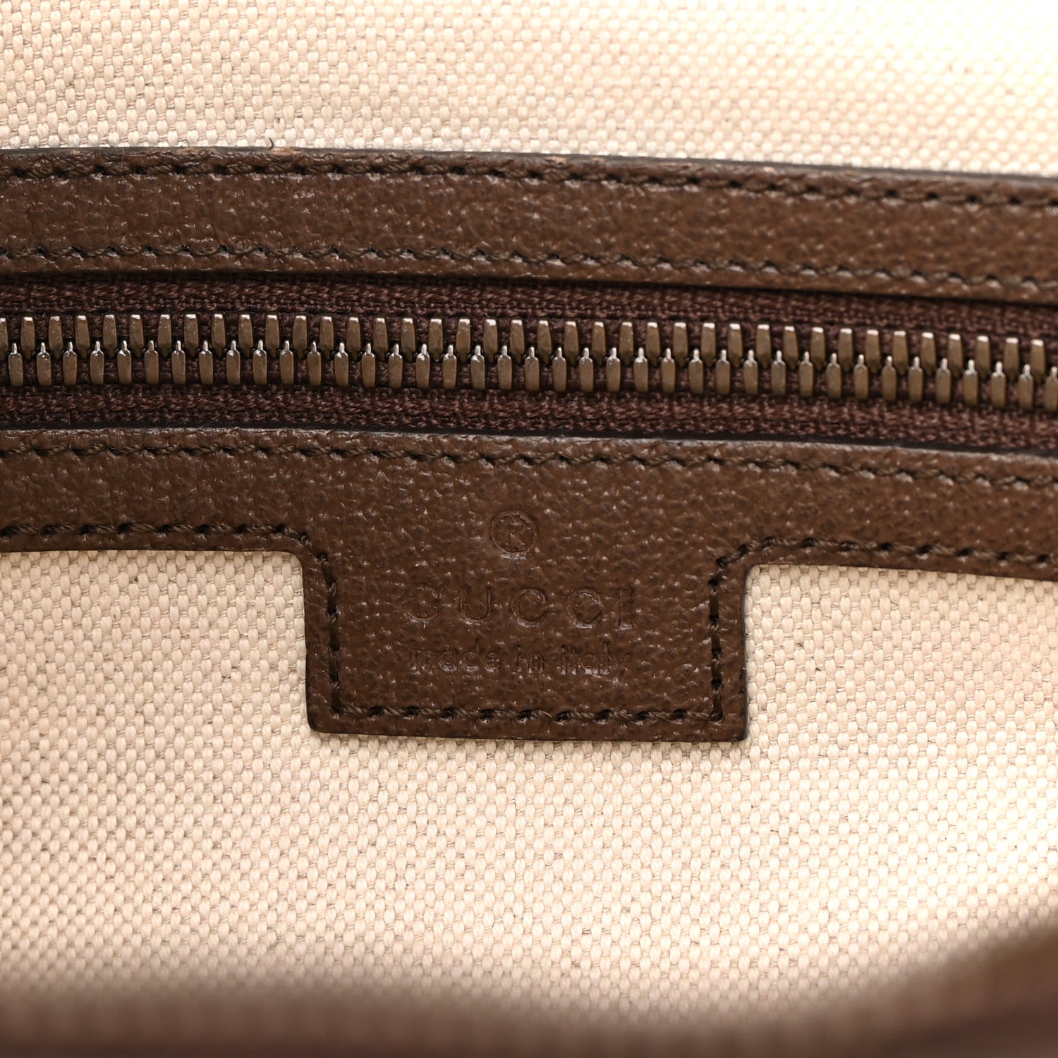 Gucci GG Supreme Monogram Web Small Ophidia Half Moon Hobo Brown 6 of 15