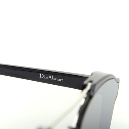 Christian Dior Abstract Square Mirrored Sunglasses Black 6 of 7