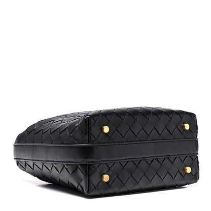 Bottega Veneta Calfskin Nappa Intrecciato Mini Wallace Black 4 of 10