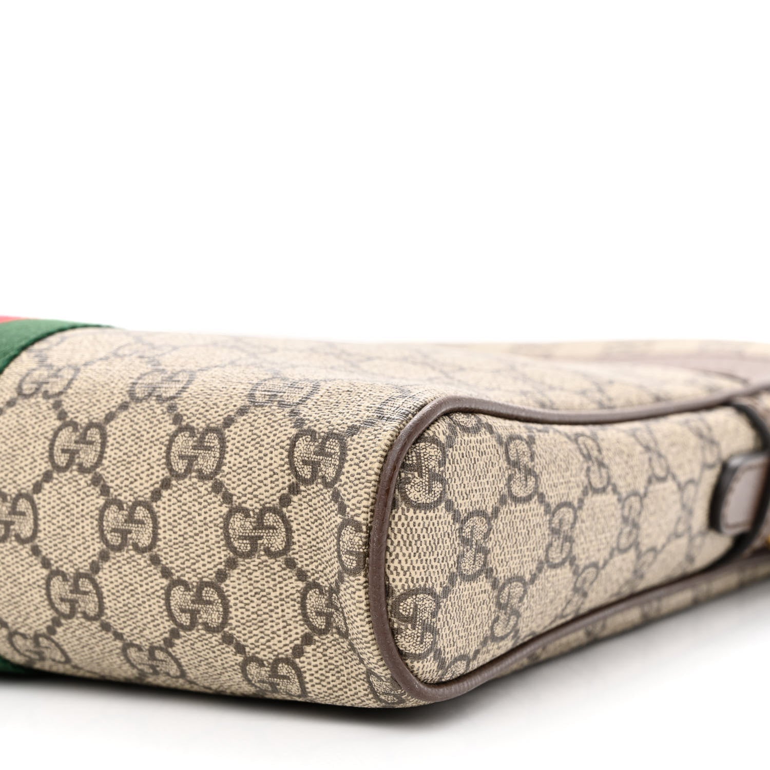 Gucci GG Supreme Monogram Web Medium Ophidia Messenger Bag Brown 10 of 11