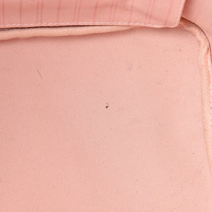 Louis Vuitton Damier Ebene Neo Neverfull MM Rose Ballerine 16 of 22