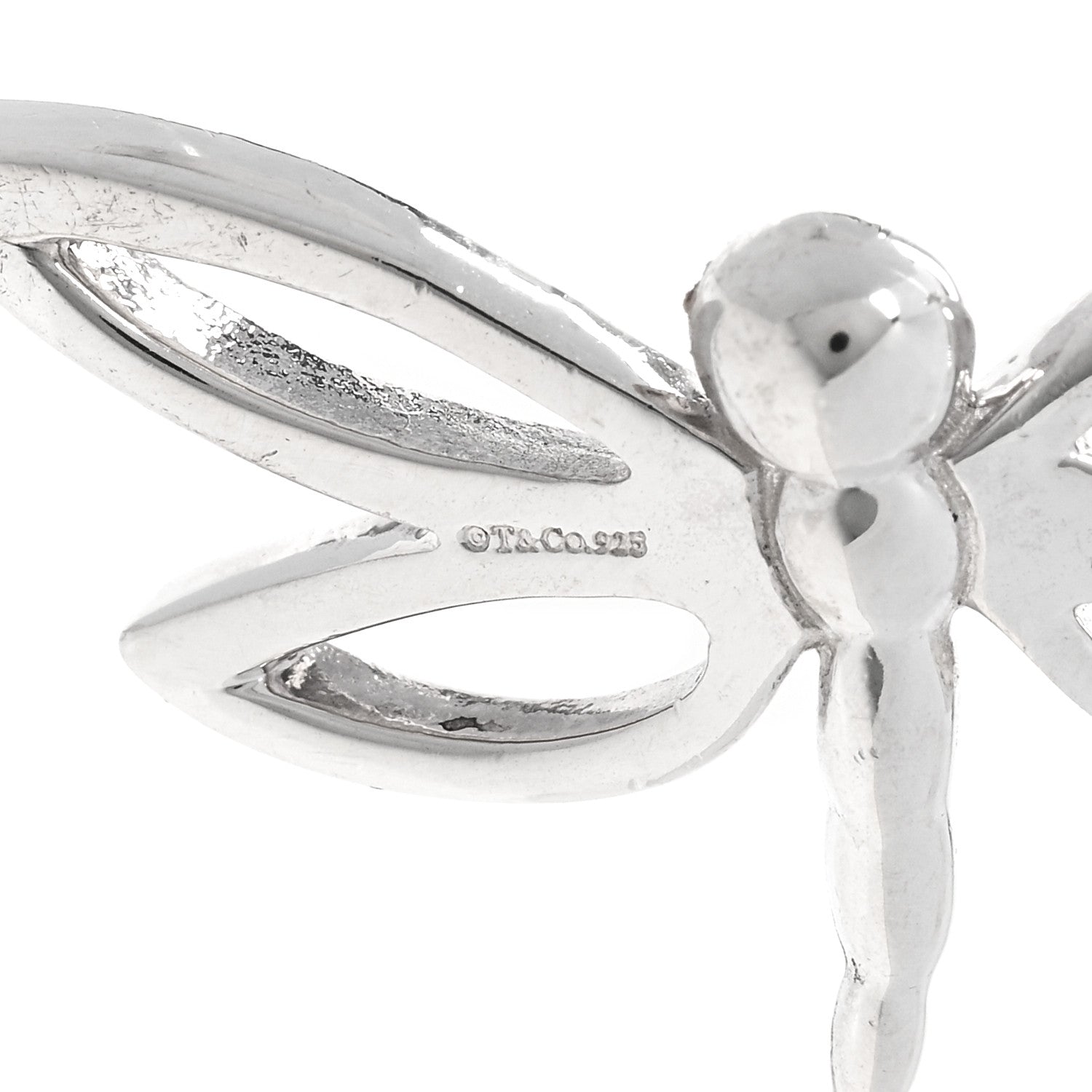 Tiffany Sterling Silver Dragonfly Charm 4 of 4