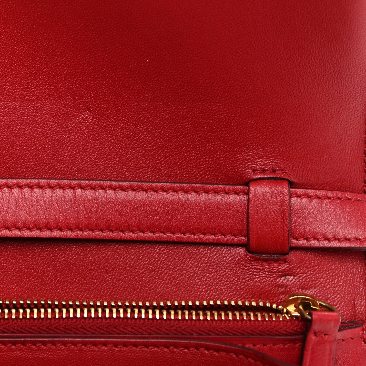 Celine Box Calfskin Medium Classic Box Flap Bag Red 11 of 14