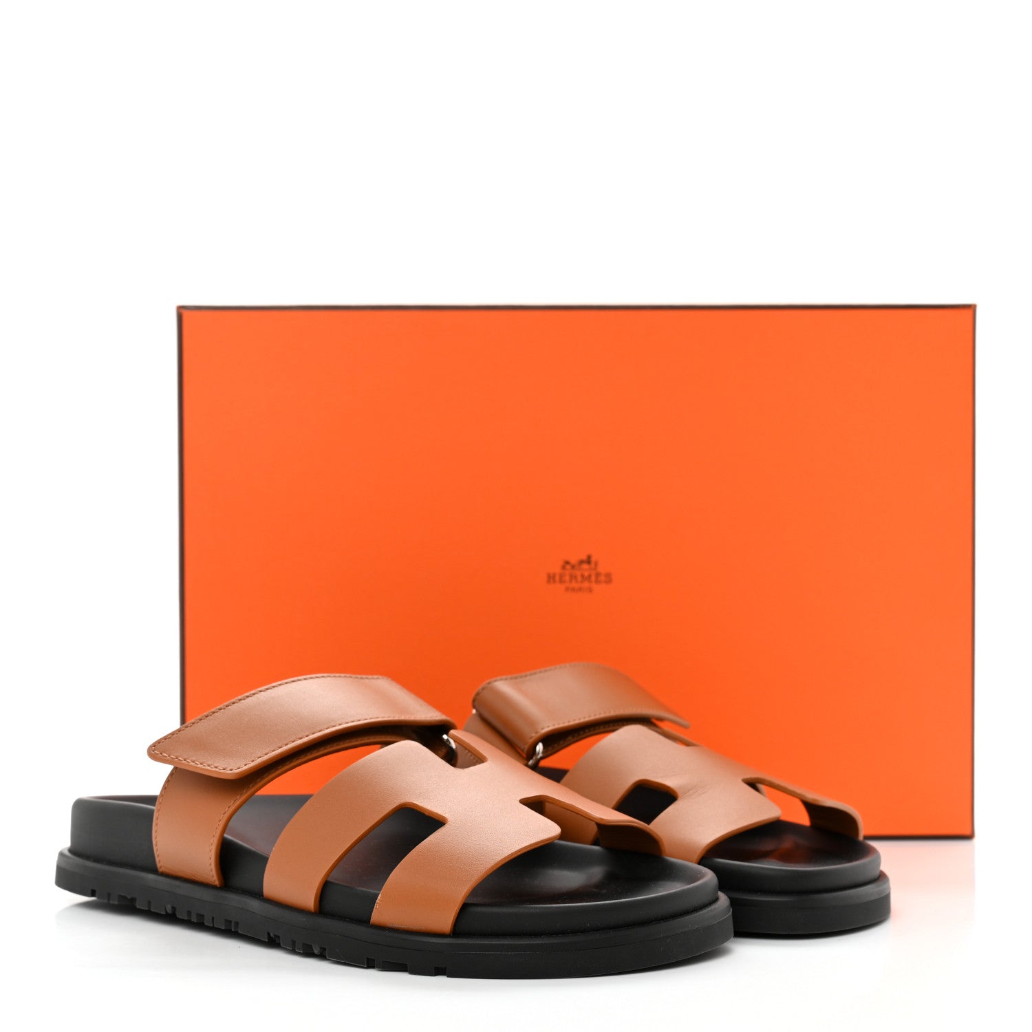 Hermes Calfskin Womens Chypre Sandals 36 Naturel 9 of 9