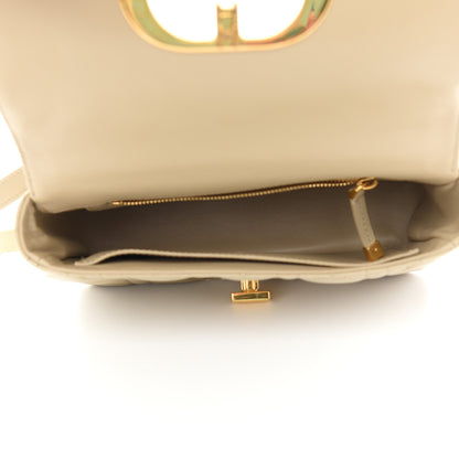 Christian Dior Lambskin Cannage Small Caro Bag Beige 5 of 9
