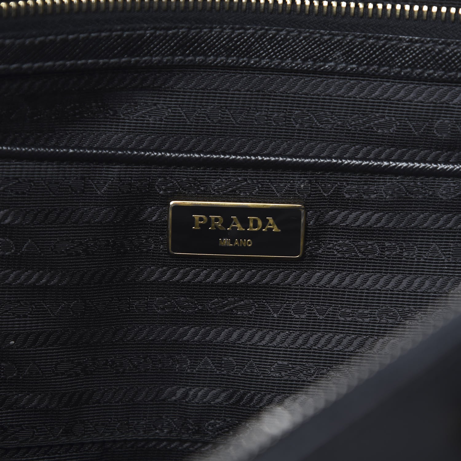 Prada Saffiano Medium Galleria Double Zip Tote Black 8 of 21