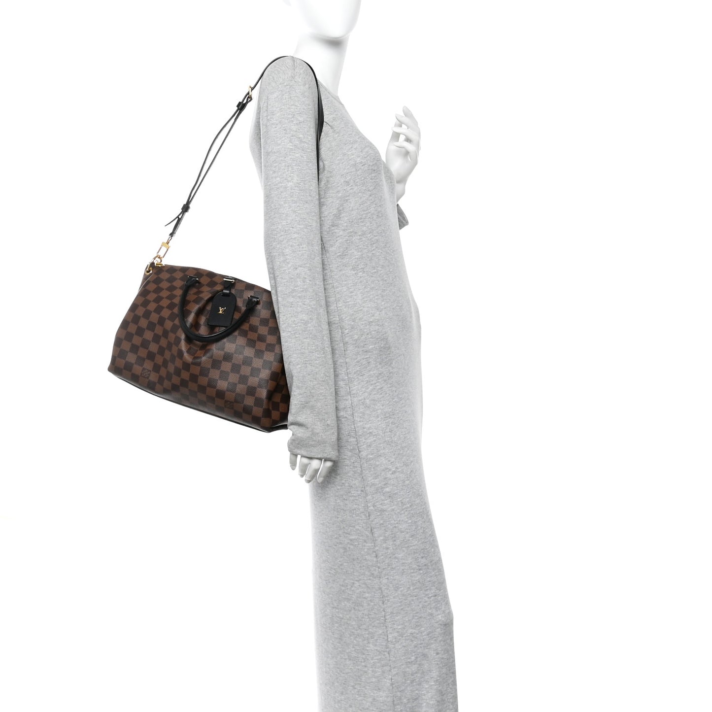 Damier Ebene Odeon Tote MM Black