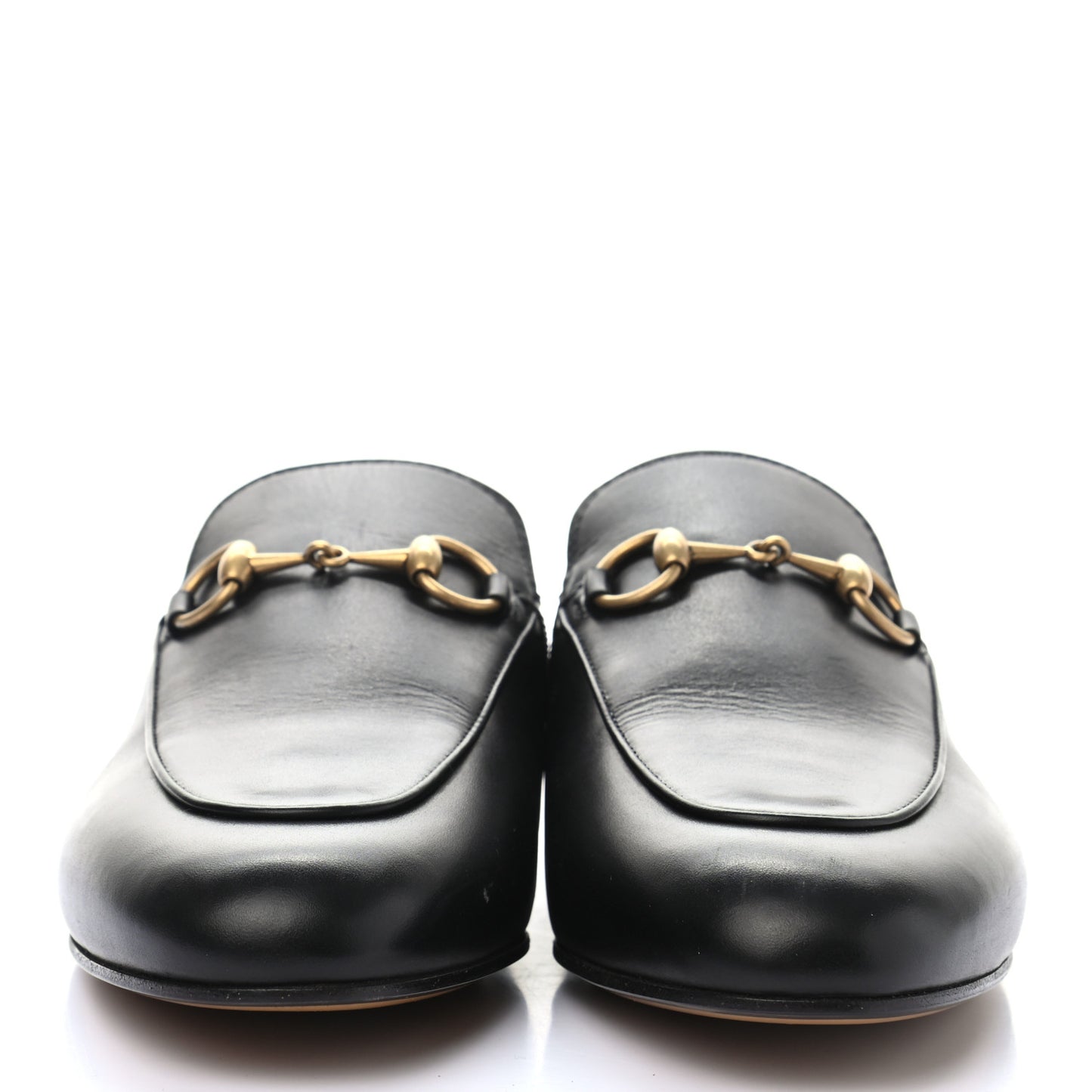 Calfskin Womens Princetown Slippers 36 Black