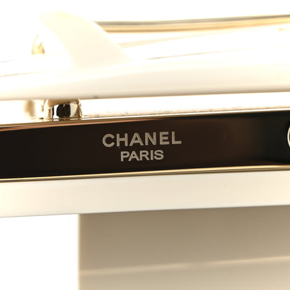 Chanel Resin Crystal Los Angeles Mini Van Minaudiere Black White 6 of 11