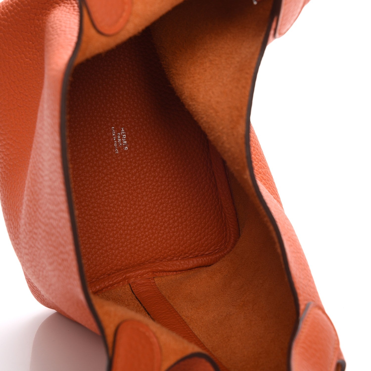 Hermes Taurillon Clemence Picotin Lock 18 PM Orange 7 of 8
