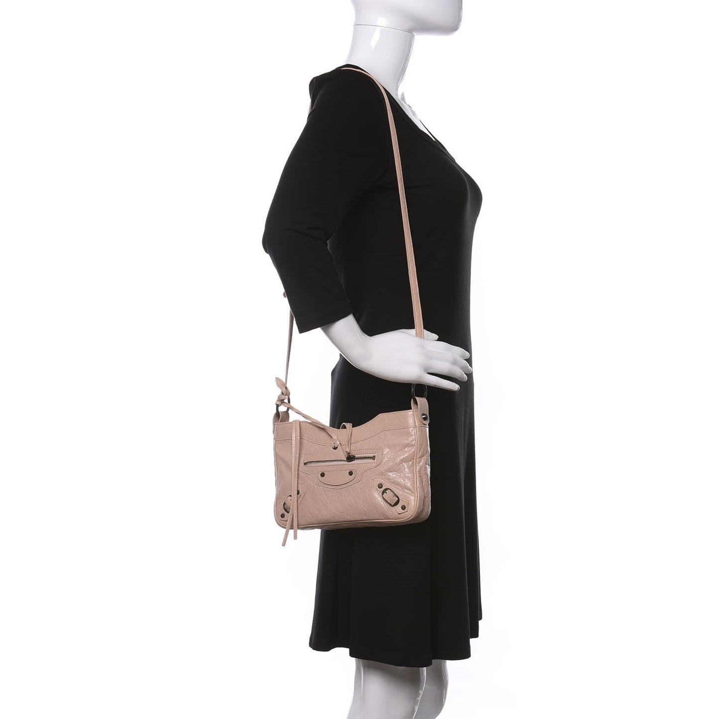 Agneau Classic Hardware Hip Rose Aubepine
