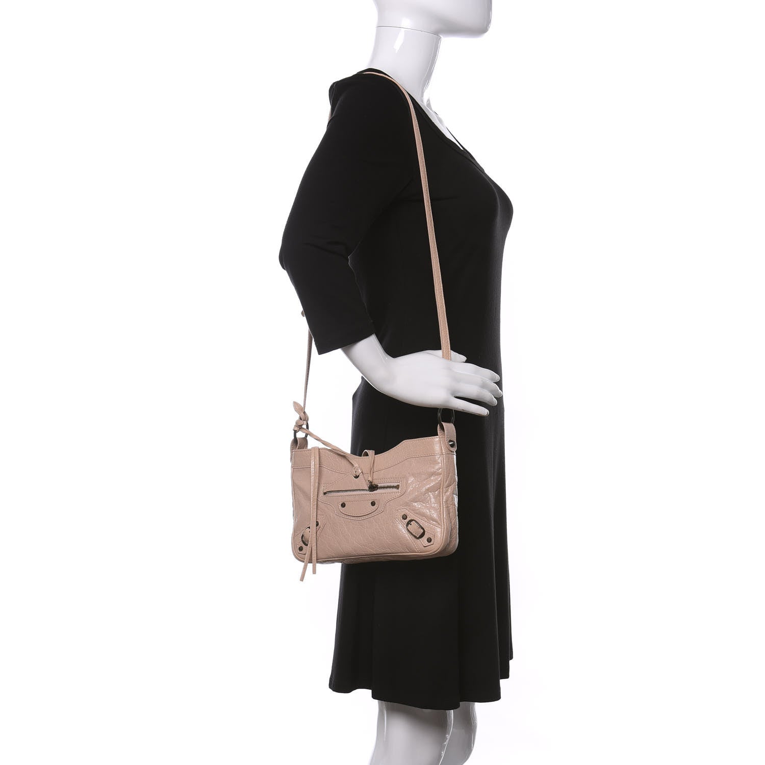 Balenciaga Agneau Classic Hardware Hip Rose Aubepine 2 of 10