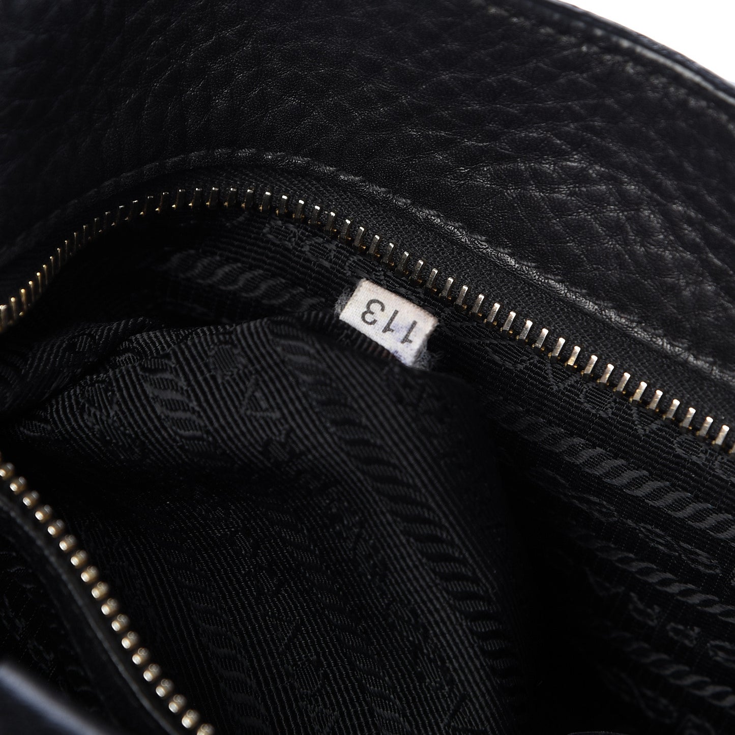 Vitello Daino Buckle Tote Black