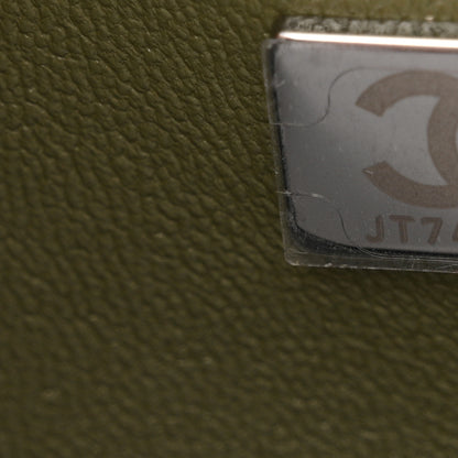 Chanel Lambskin Quilted Small Double Flap Green 7 of 10