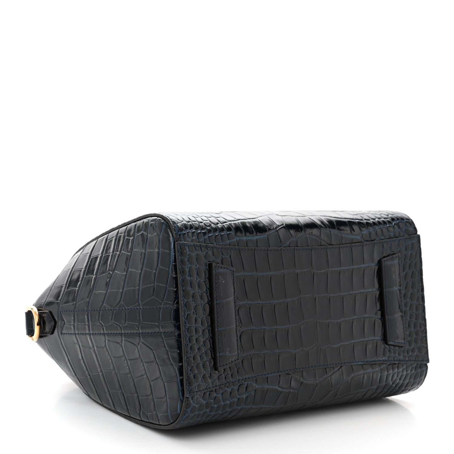 Givenchy Calfskin Crocodile Embossed Small Antigona Navy 4 of 10